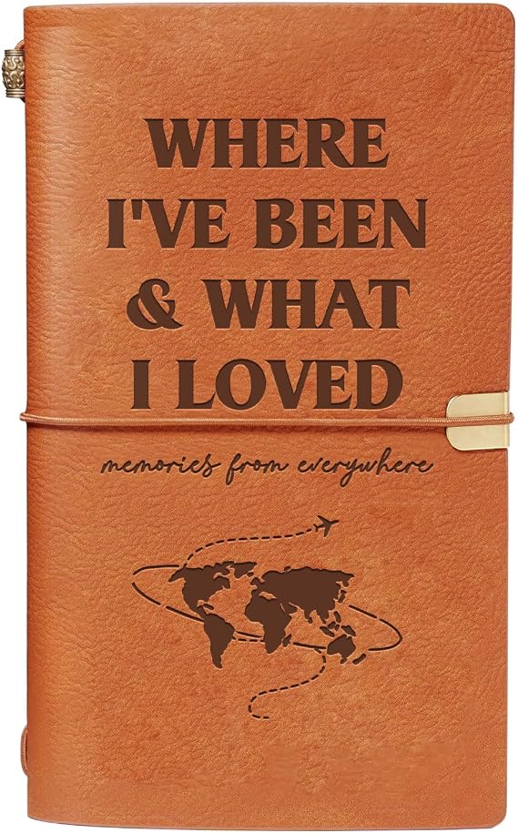Travel Journal Notebook, Travel Gifts for Women Men