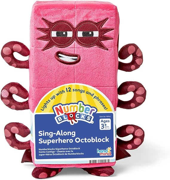 Learning Resources Numberblocks Superhero Octoblock Interactive Toy Ages 3+