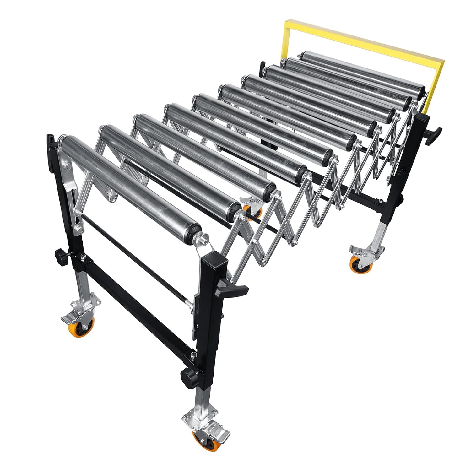 Adjustable Conveyor Roller Flexible Roller Conveyor Expandable Conveyor Roller Table with Skate Wheels