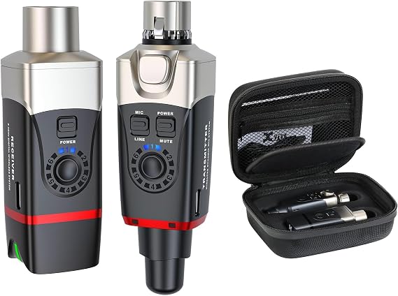 Xvive U35 5.8GHz Wireless Microphone System bundle Xvive CU3 Hard Case for U35