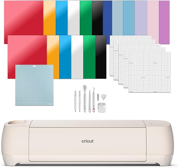 Set Macchina Da Taglio + Kit Essentiale - Cricut - Explore? 4 - Conchiglia - Et? 14+