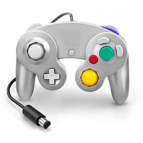 CirKa Wired Controller for GameCube/Wii (Silver)