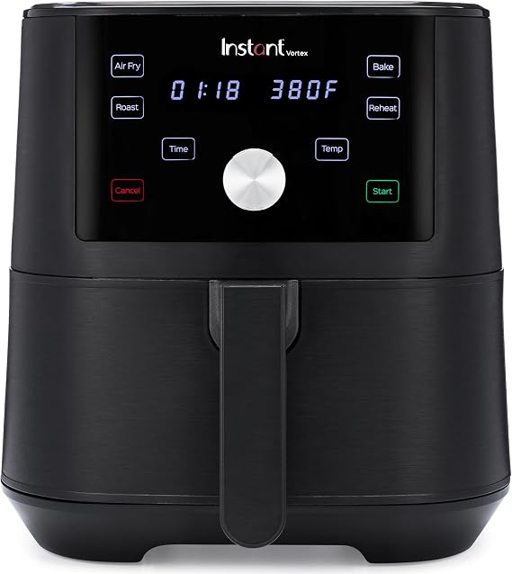 Instant Pot Vortex 4 Quart Air Fryer Oven,4-in-1 Functions,From the Makers of Instant Pot,Customizable Smart Cooking Programs,Nonstick and Dishwasher-Safe Basket,App With Over 100 Recipes