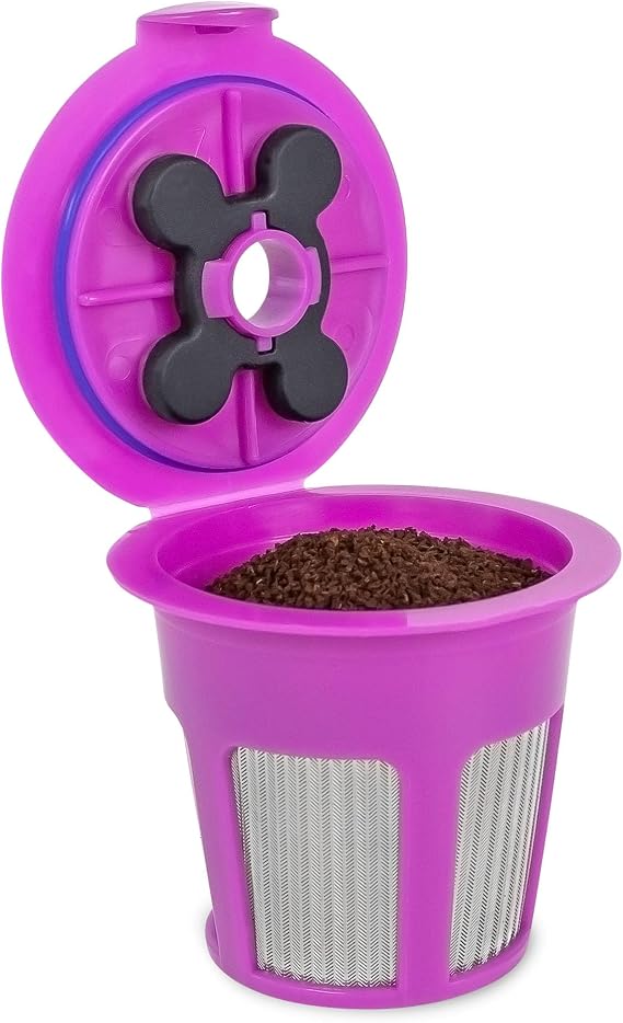 Perfect Pod Universal Cafe Cup Reusable Coffee Maker Filter Pod for Keurig | Refillable K-Cup Coffee Capsule, Works with 1-Stream and Multi Stream Keurig Single Serve Brewers
