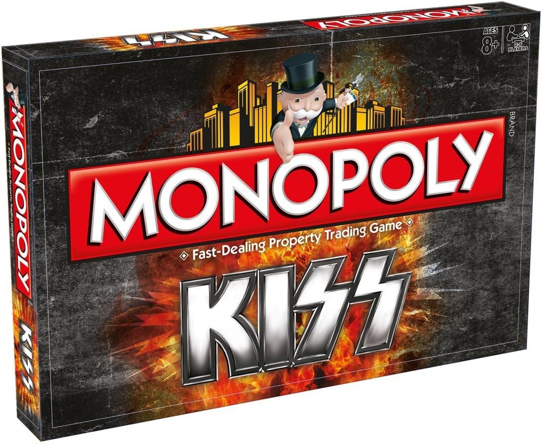 Monopoly Kiss 2282 Property Trading Board Game Gene Simmons Paul Stanley Collectable