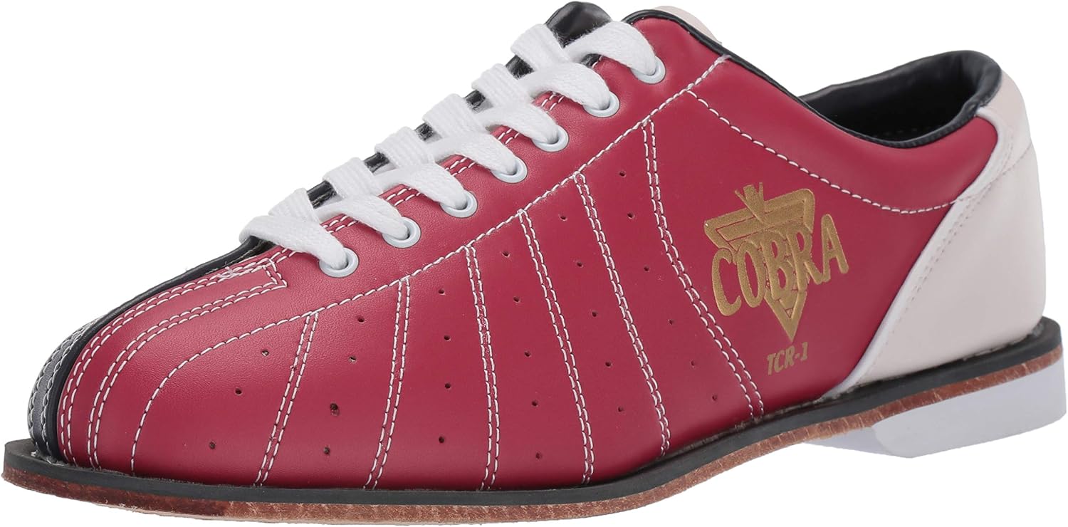 Mens TCR1L Cobra Rental Bowling Shoes- LacesRedBlue 11