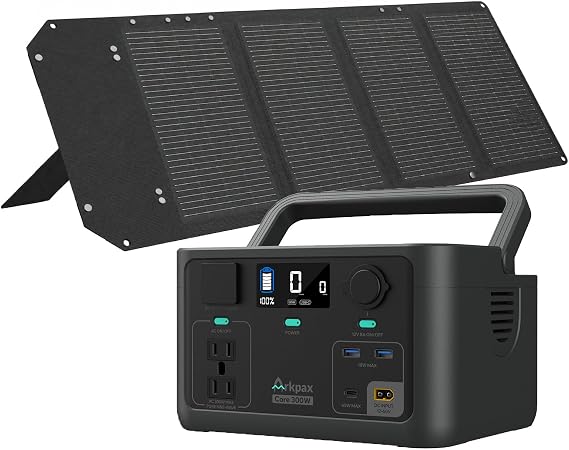 Solar Generator 192Wh with 60W Solar Panel