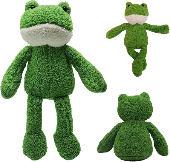 Long Legged Frog Soft Toy, Frogs Fluffy Soft Toy, Animal Toy, Cute Pillow Doll, Cuddly Toy Doll Gift for Kids Girls Boys.