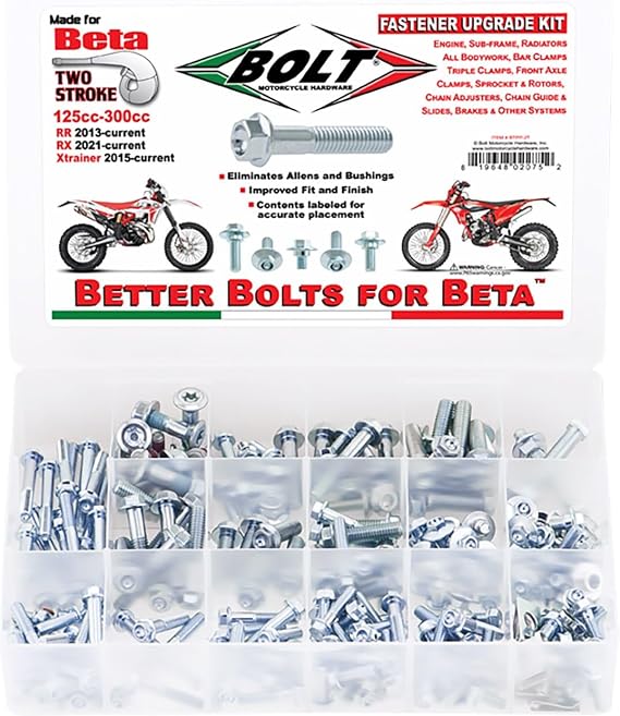 Bolt Motorcycle Hardware PRO-Pack BETA 2STK RR/RX/XTRAINER