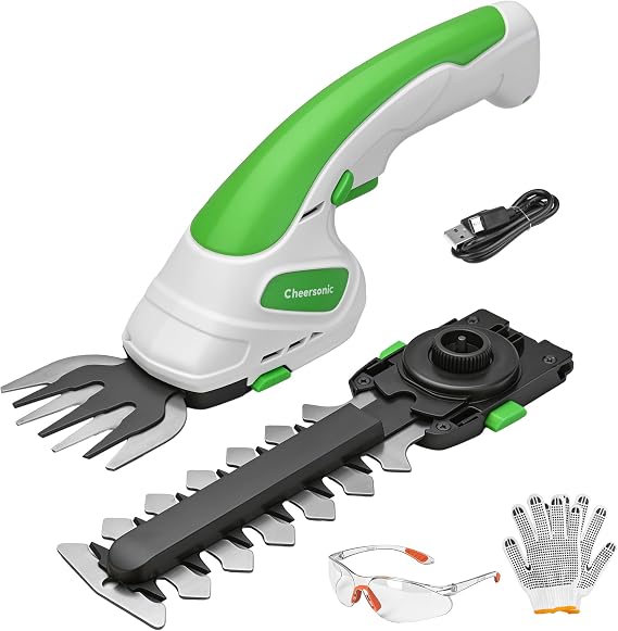 Cordless Grass Shear & Hedge Trimmer 7.2V Green