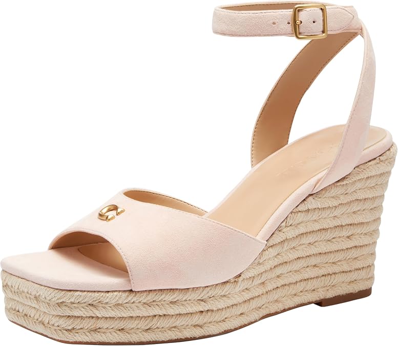 Coach Women's Suede Espadrille Wedge