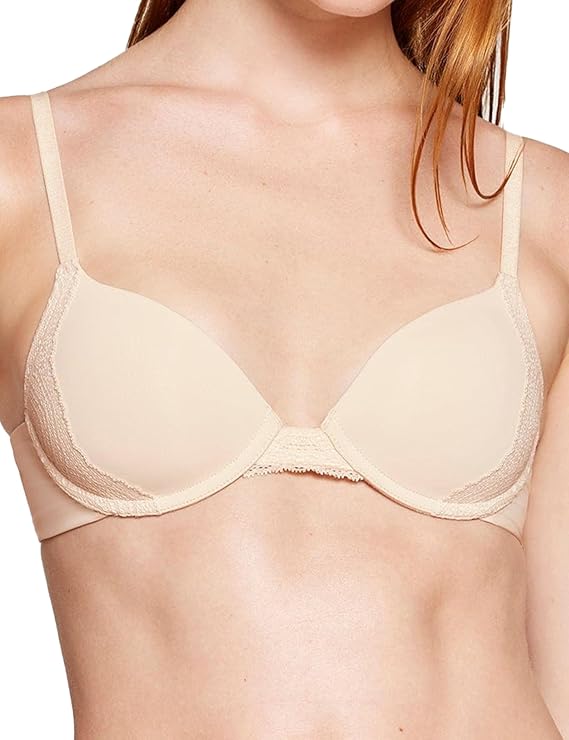 Pepper Push Up Bra | Lace Lift Up Bra, Zero Gaps, Silky Fabric, Underwire Lace Bras for Women, (30A-40B)