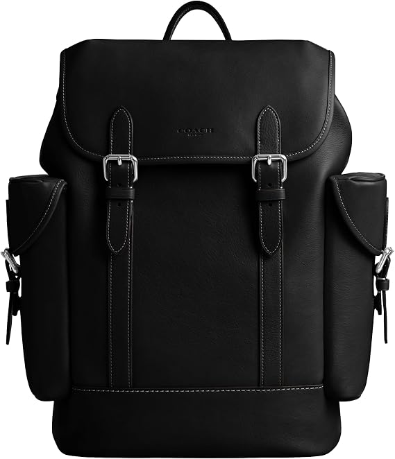 Coach Men's Hitch Backpack Black One Size
