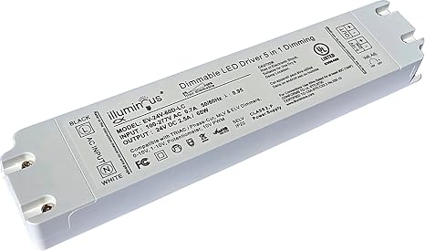 illuminous 24V 60W Dimmable LED Driver Transformer UL Approved