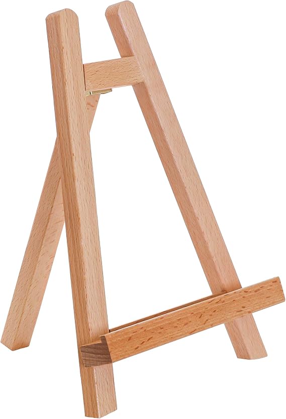 U.S. Art Supply 10.5" Small Wooden Tabletop Easel for Painting