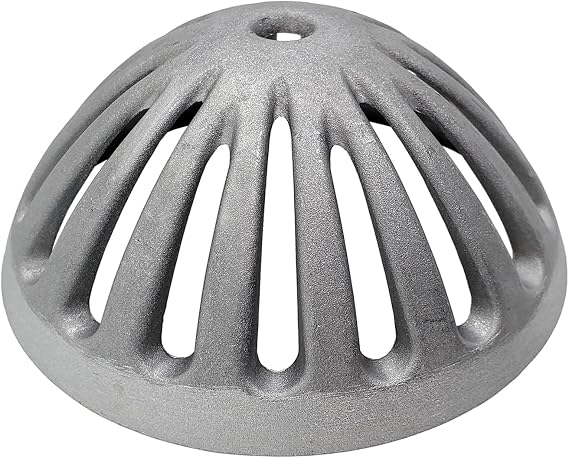 AmGood Dome Strainer for Floor Sink Drain | 5-1/2" Diameter | Pack of 3 Strainers