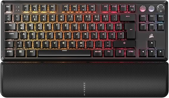 Corsair K70 PRO TKL RGB Wired Gaming Keyboard - Black