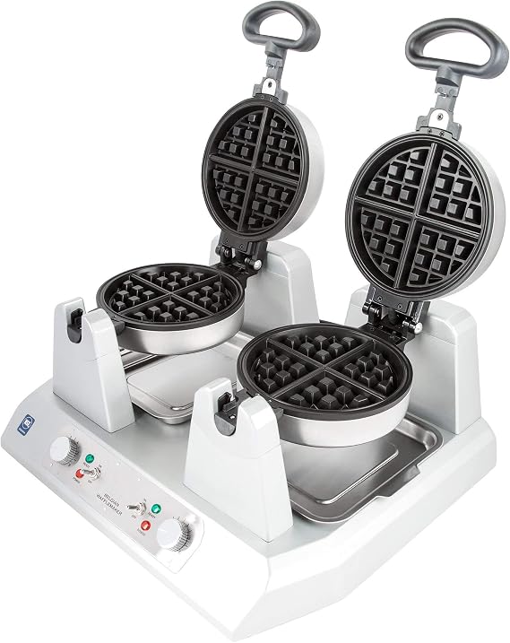 Double Classic Belgian Maker w/Cast Aluminum Grids, 2700W