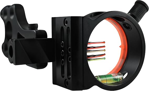 Dead Ringer 4-5 Pen Bow Sight | Aluminum Frame Sight with Light and Glow in The Dark Top Pen
