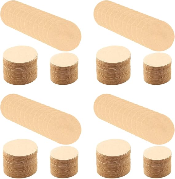 1400 Pcs Replacement Paper Filters Round Coffee Maker Filters Disposable for Aerobic, Aeropress, Coffee and Espresso Makers