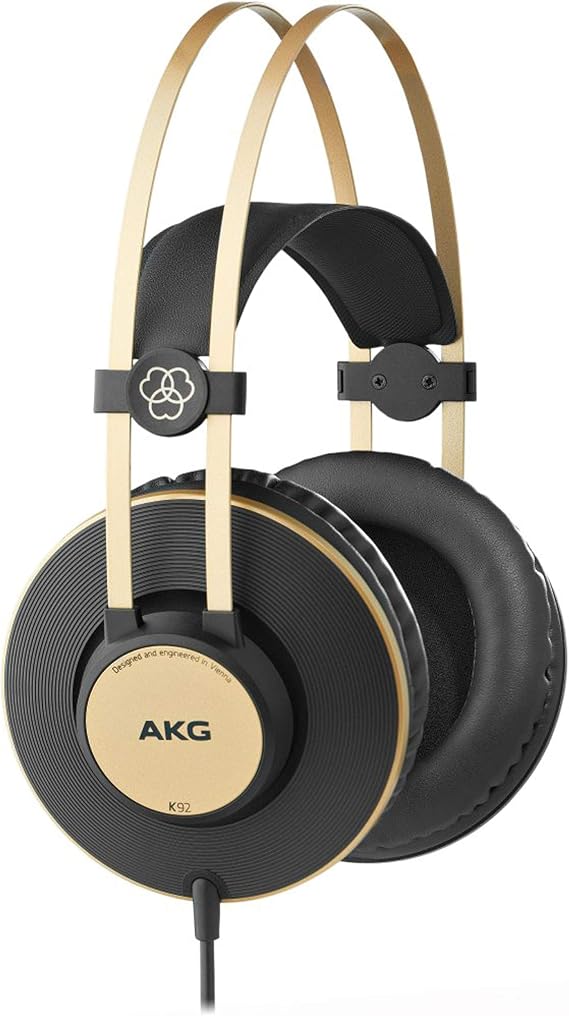 AKG K92 Stereo Stüdyo Kulaklık 2038, Siyah, standart