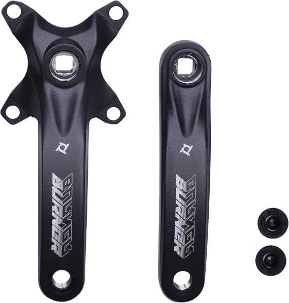 PROWHEEL Bike Crank Arm,One Pair Universal 152MM/160MM/165MM/170MM/175MM BCD 104MM Square Hole Bike Crank Arm for City Bike,Road Bike,Folding Bike,Mountain Bike,Ebike