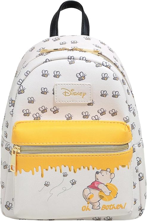 Hot Topic Exclusive: Loungefly Disney Winnie The Pooh Bees & Honey Mini Backpack - Adorable and Exclusive!