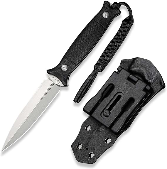CIVIVI Perfrico Fixed Blade Knife with Sheath, 4.49" 14C28N Blade C23026-1