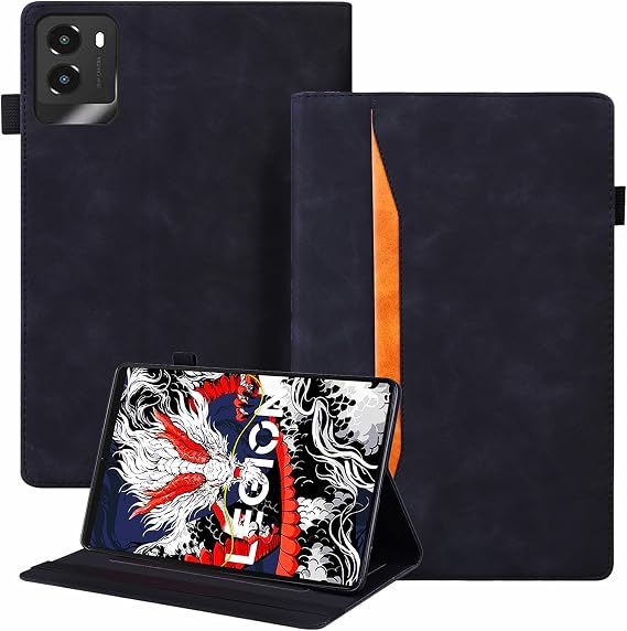 Case for Lenovo Legion Tab Gen 3 / Legion Y700 (2025) 3rd Generation TB-321FC 8.8 inch, Retro Folio Shockproof Protective Cover with Card Slots & Kickstand -Black