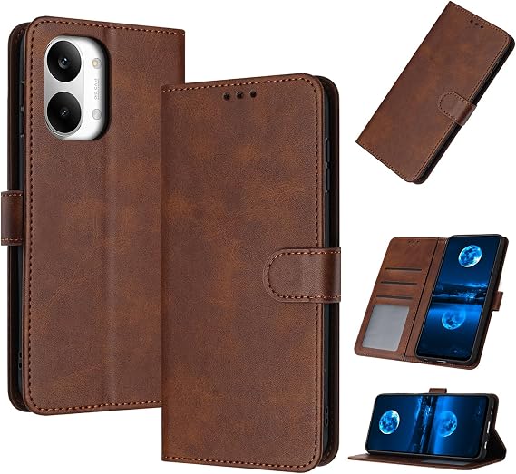 Compatible with Xiaomi Redmi Turbo 5 Max 5G Case Cover Brown