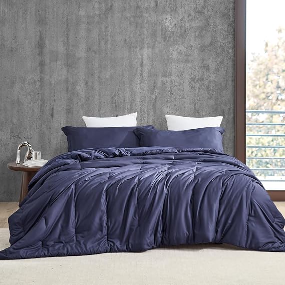 Byourbed Bamlin Butter - Coma Inducer Oversized Queen Cooling Comforter Set - Navy Eclipse