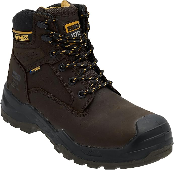 DEWALT Herndon Men's Waterproof, Steel Safety Toe, Leather Work Boots