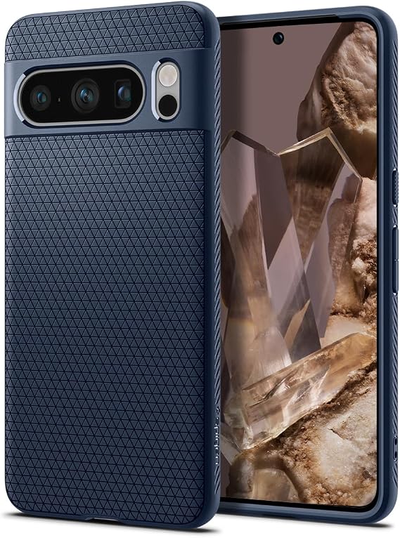 Spigen Liquid Air Case for Google Pixel 8 Pro - Navy Blue