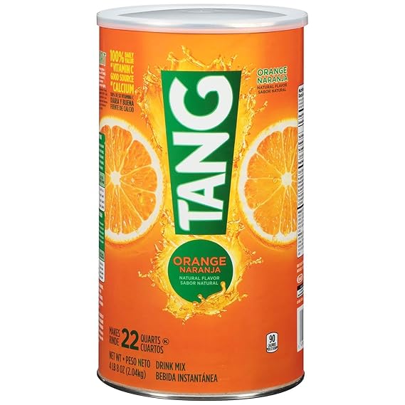 Tang Orange Sweetened Powdered Drink Mix 1 Count 72 oz Canister