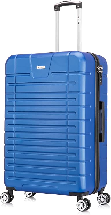 29" Large Suitcase Check in Suitcase Super Lightweight 4 Wheel Dual Spinner ABS Hard Shell Luggage with Built in 3-Digit Combination Lock for 23kg 100 Litre