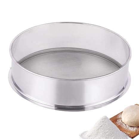 YUCHENGTECH Vibrating Sieve Mesh Screen Vibrating Sifter Mesh Screen Stainless Steel for Vibrating Sieve Machine (only Sieve,2-200mesh Optional)