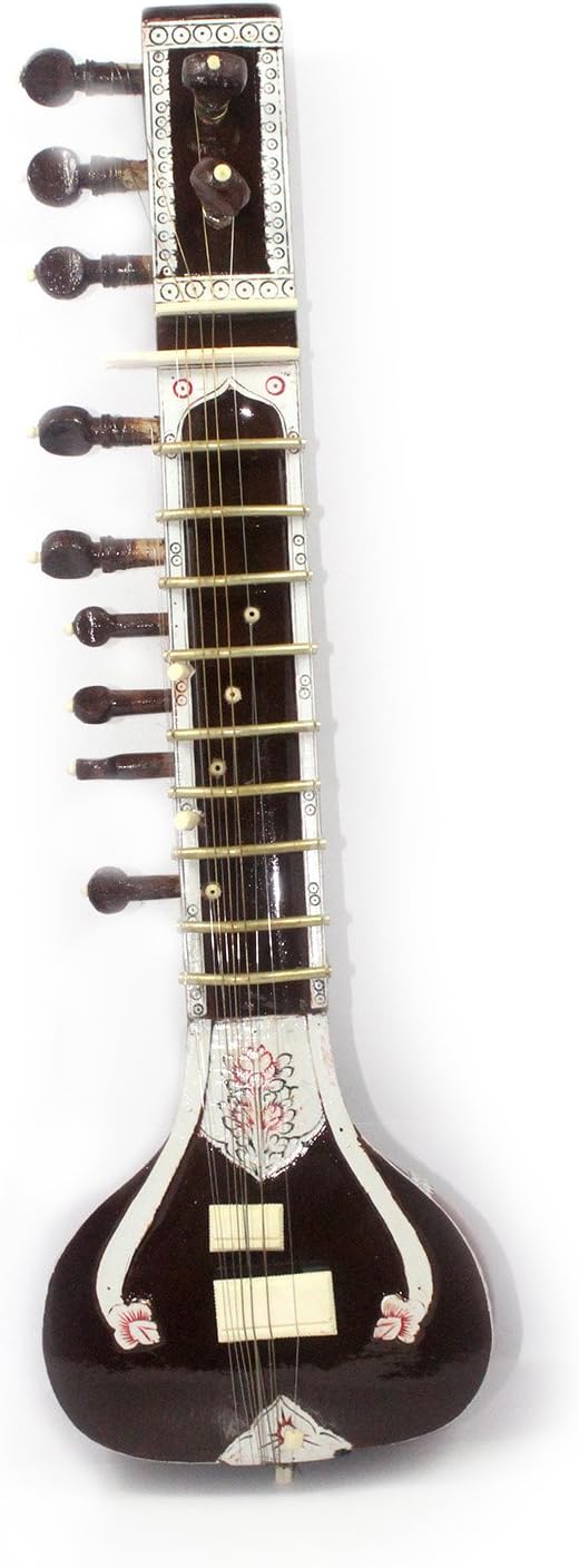 India Meets India Christmas Ravi Shankar Style Kids (8 Years) Playing Sitar (21 Inch) with Kharaj Pancham | Traditional Indian Instrument I Handmade by Awarded Indian Artisan