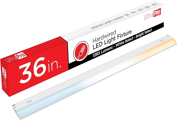 UltraPro 36 Inch Hardwired Under Cabinet Light, Dimmable 1283 Lumens