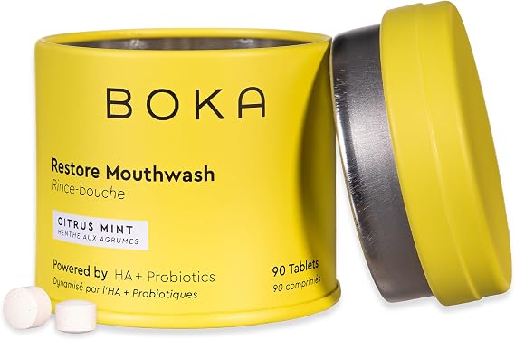 Boka Hydroxyapatite Mouthwash Tablets Citrus Mint 90-Count