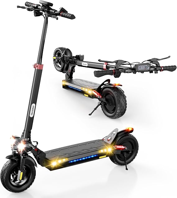 iScooter Electric Scooter Off-Road Tires Brushless Motor
