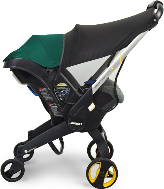 Marsheepy Doona araba koltuğu bebek arabası ile uyumlu özel tasarlanmış güneşlik uzatma, bebek arabası güneş gölge bebek araba koltuğu UV korumalı güneş örtüsü, bebek arabası için