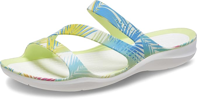 Crocs Swiftwater Sandals, White, 9/11 UK