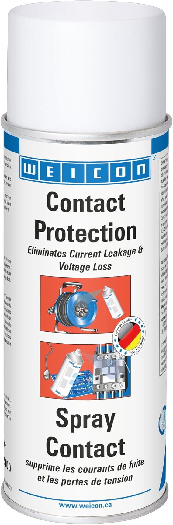 WEICON Contact Protection Spray| 13.5 fl oz | Care & Protection of Electronic Contacts | for sensitive electronics |transparent (no Residue)