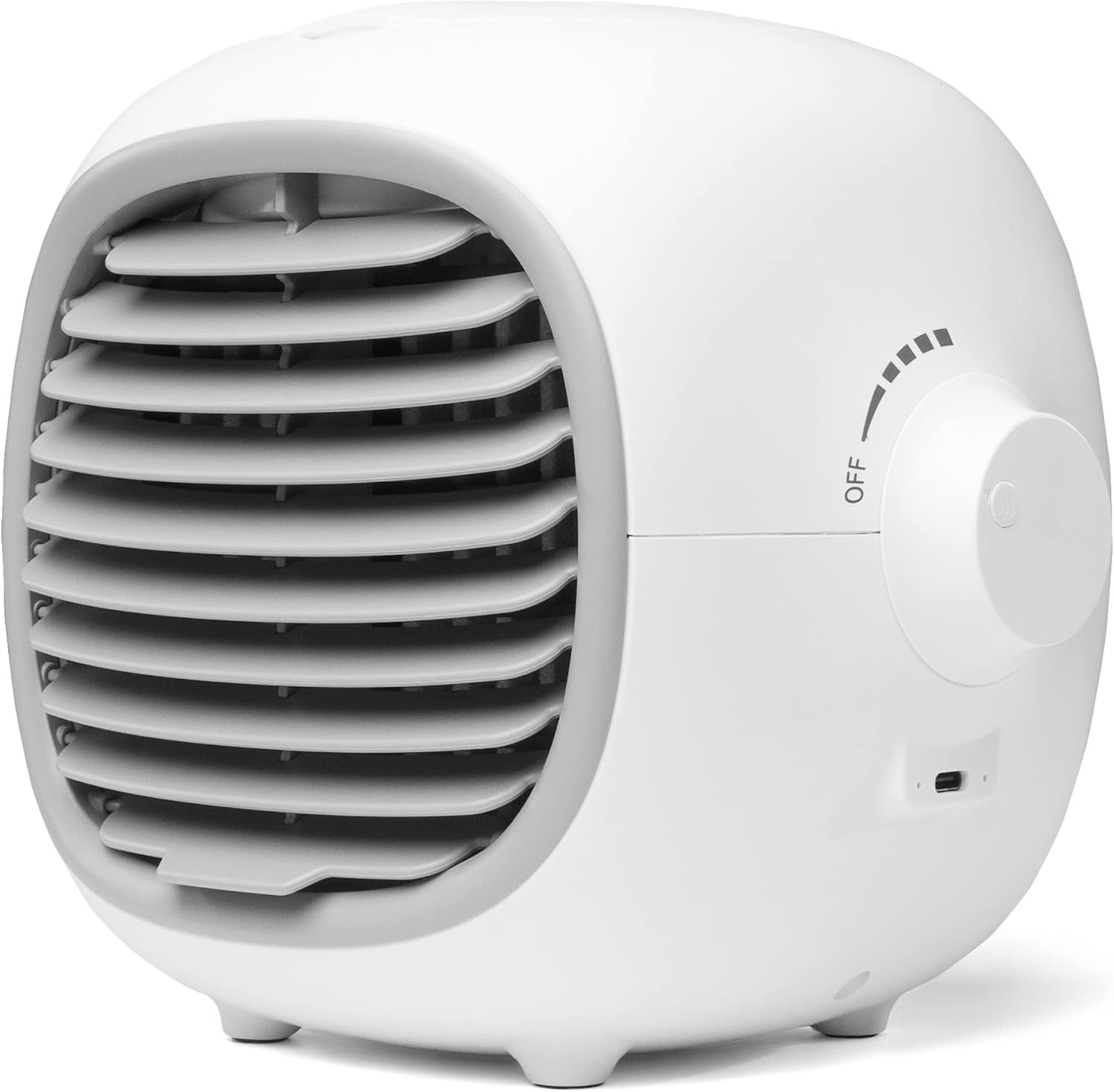 Portable Air Cooler with Washable Filter, Cool Misting Spray, Anti-Dry Atomizer, Stepless Speed Regulation, 200ml Water Capacity, 2000 mAh Battery