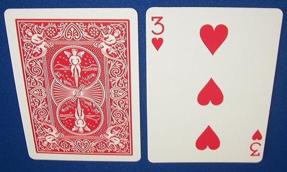 Red Back Bicycle Playing Card Force Deck