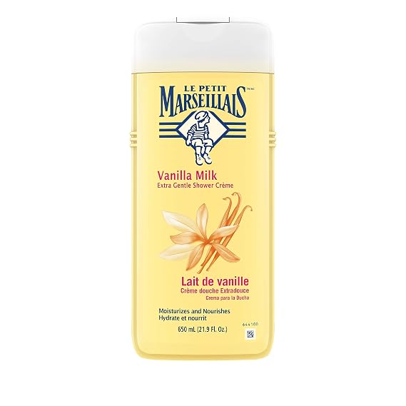 Le Petit Marseillais Extra Gentle Shower Cream, Vanilla Milk, 22 Fluid Ounce