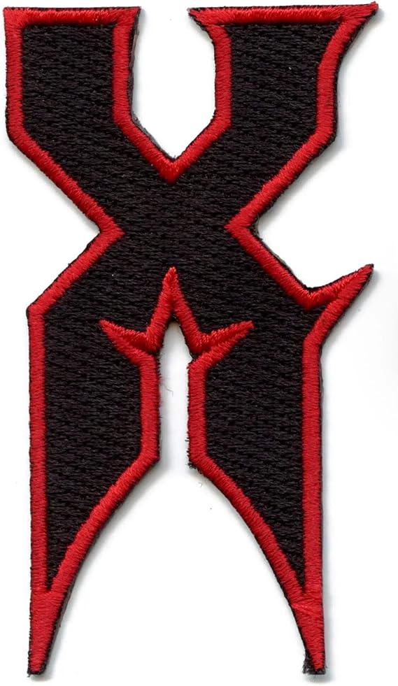 The X Logo Rapper Symbol Embroidered Iron On Patch