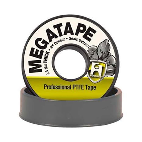 PTFE MEGATAPE, 1/2" x 1000" (Grey)