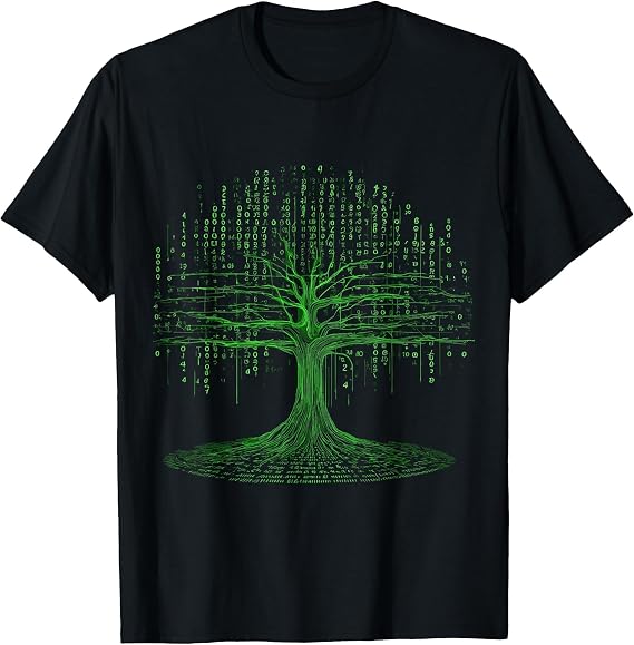 Binary Tree: IT Computer Science Coding Geek Fan Programmer T-Shirt