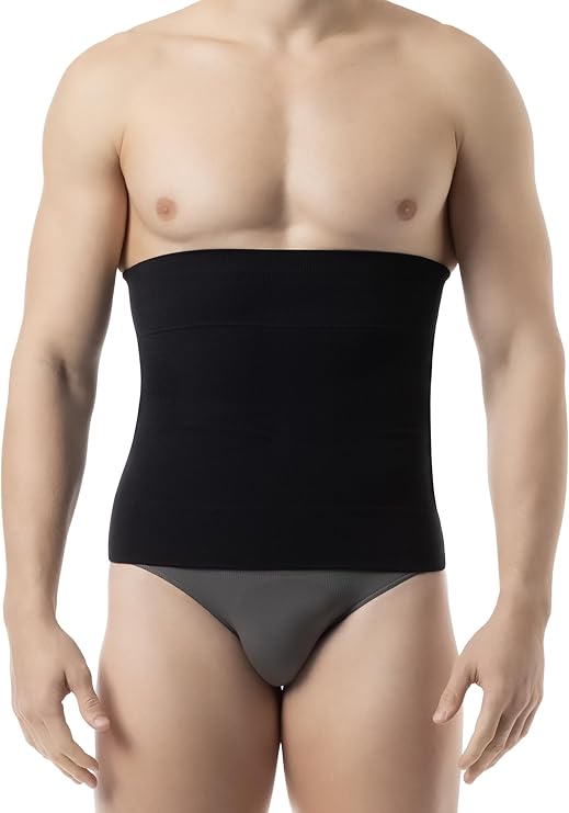 Farmacell Men's Waist Slimmer, Stomach Compression, Tummy Control Shapewear, Made in Italy, 405
